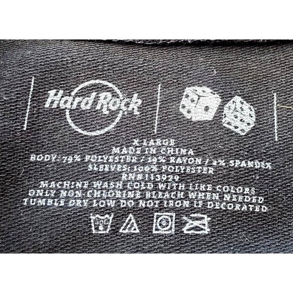 Hard Rock Cafe women's Pullover, black, Sequined Logo, size XL - Picture 5 of 10